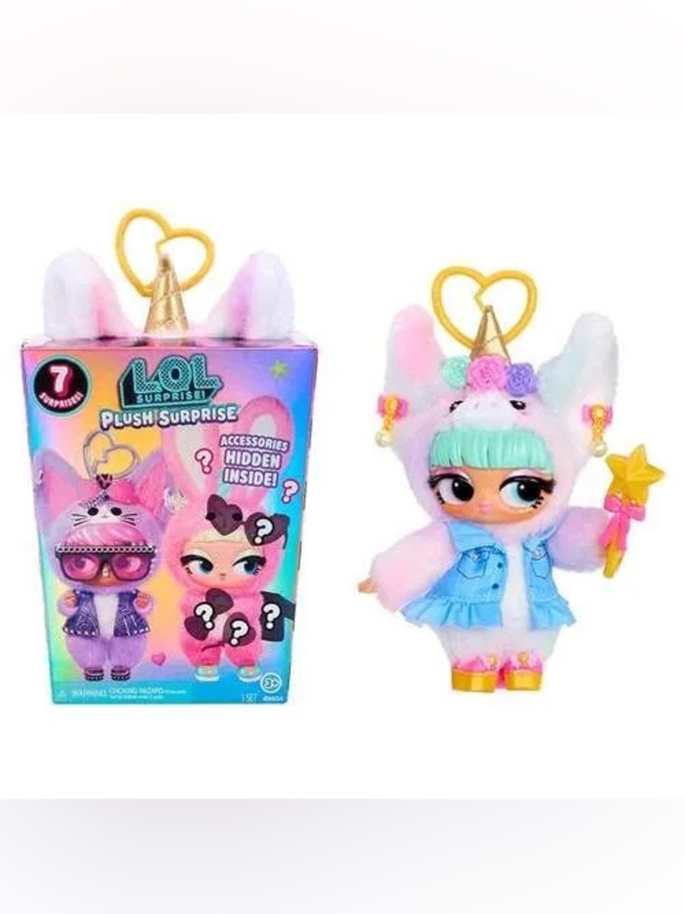 Nwt LOL Surprise Plush MYSTERY Unicorn Surprise & 7 Surprises